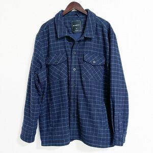 Blank NYC Plaid Wool Blend Shirt Jacket Shacket